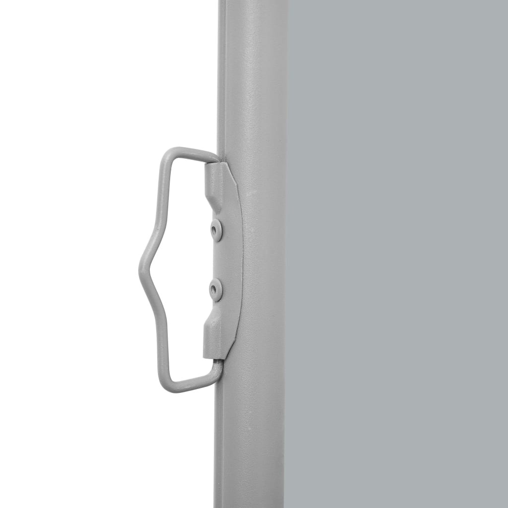 Patio Retractable Side Awning 600x170 cm Grey